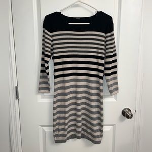 Striped pattern sweater dress!